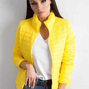 Wholesale Yellow Quilted Transition Jacket