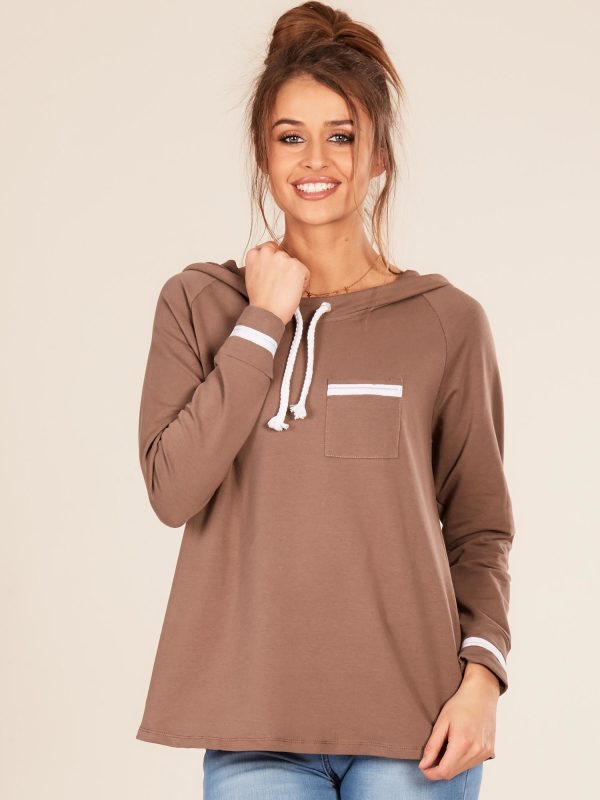 Wholesale Brown Women's Hoodie