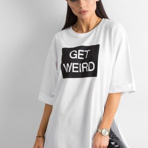 Wholesale Oversize T-shirt with white inscription