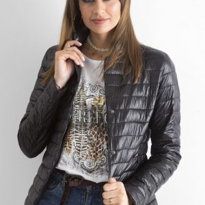 Wholesale Black Pearl Quilted Snap Jacket