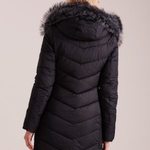 Wholesale Black long jacket for winter