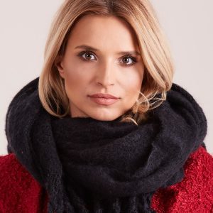 Wholesale Black Knitted Scarf