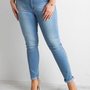 Wholesale Blue slim fit jeans PLUS SIZE