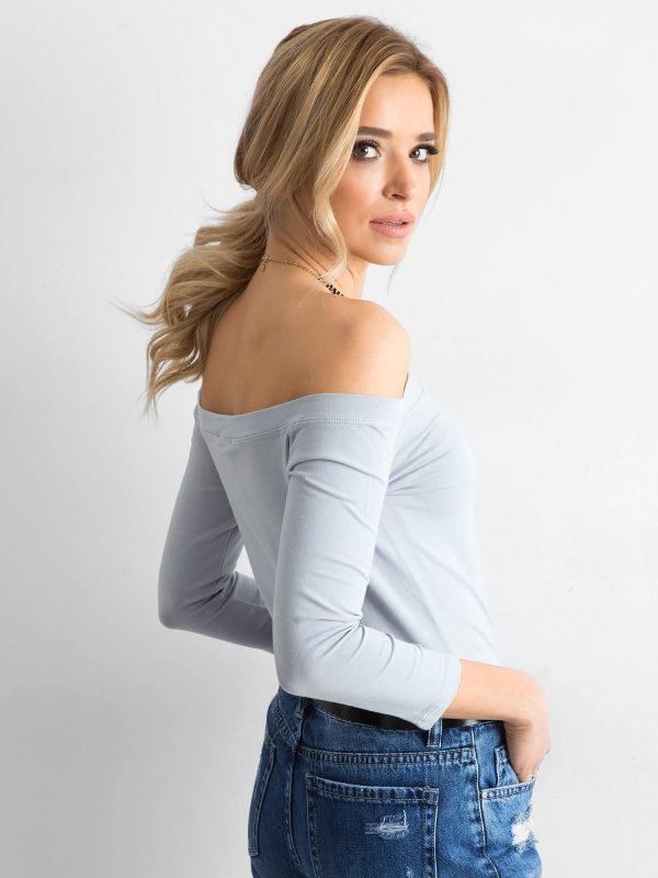 Wholesale Light Grey Blouse Live