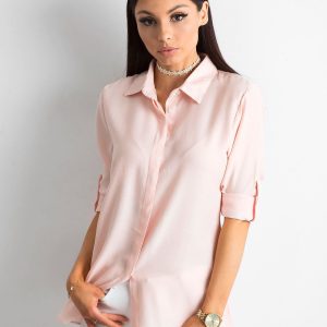 Wholesale Light Pink Cotton Shirt