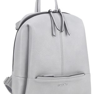 Wholesale Grey backpack with outer pocket LUIGISANTO