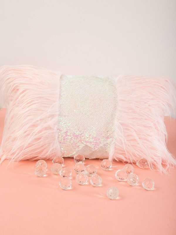 Wholesale Pink Sequin Pillow