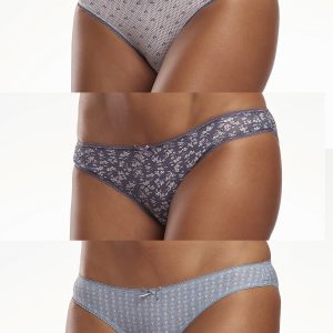 Wholesale Women's briefs 3-pack multicolored