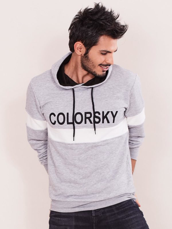 Wholesale Grey hoodie for man