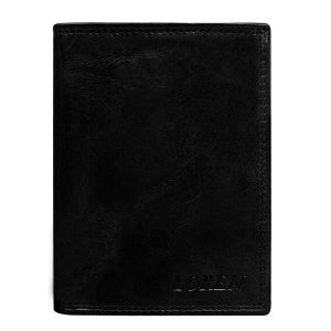 Wholesale Black Men's Open Leather Wallet