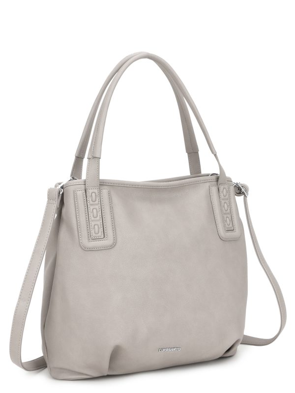 Wholesale LUIGISANTO Grey Vintage Shoulder Bag