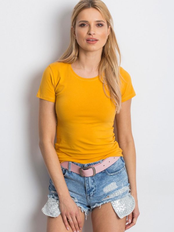 Wholesale Yellow t-shirt Ellena