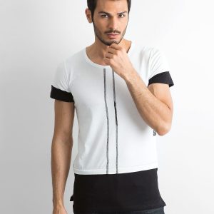 Wholesale White Cotton Men's T-Shirt