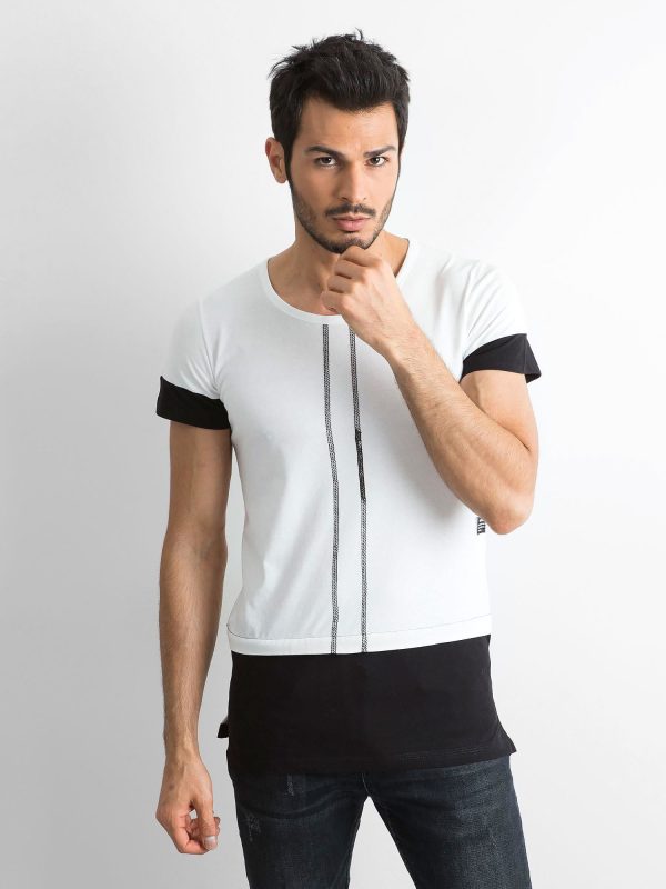 Wholesale White Cotton Men's T-Shirt