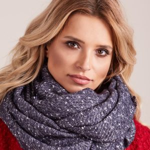 Wholesale Navy blue melange shawl