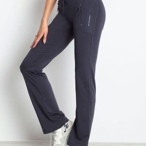 Wholesale Graphite sweatpants with pockets