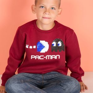 Wholesale Burgundy sweatshirt for boy