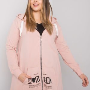 Wholesale Adelaide Dirty Pink Plus Size Sweatshirt