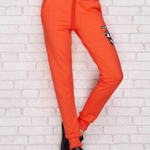 Wholesale Coral sweatpants with stripes