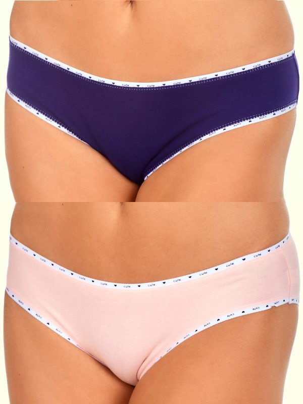 Wholesale Women's Cotton Panties 2-Pack