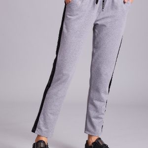 Wholesale Gray trousers with stripes