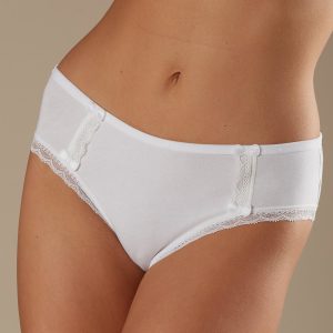 Wholesale Ecru women's briefs with lace