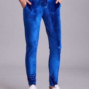 Wholesale Blue velvet pants