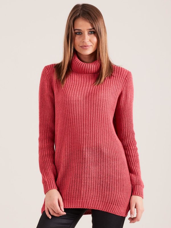 Wholesale Pink golf sweater