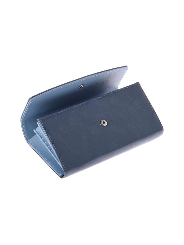 Wholesale Horizontal Ladies Wallet Blue