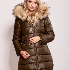 Wholesale Khaki Reversible Winter Jacket