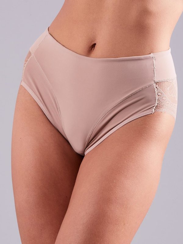 Wholesale Dark beige shaping briefs