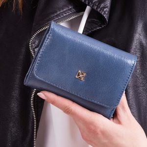 Wholesale Blue Women's Eco Leather Wallet