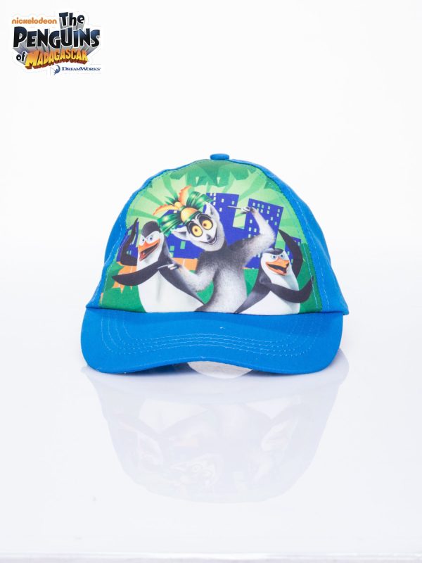 Wholesale Blue boy baseball cap PENGUINS FROM MADAGASCAR