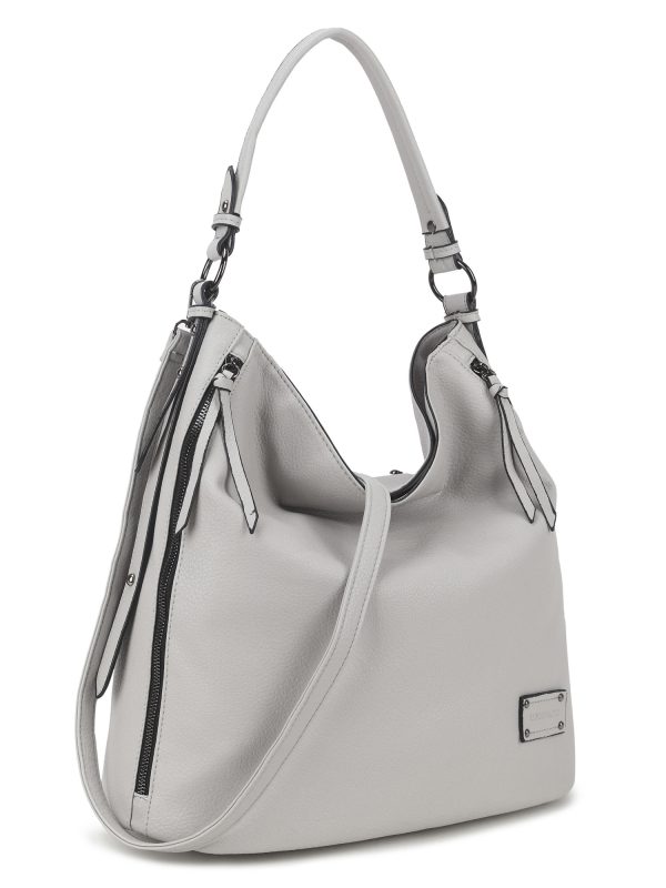 Wholesale Grey shopper bag in urban style LUIGISANTO