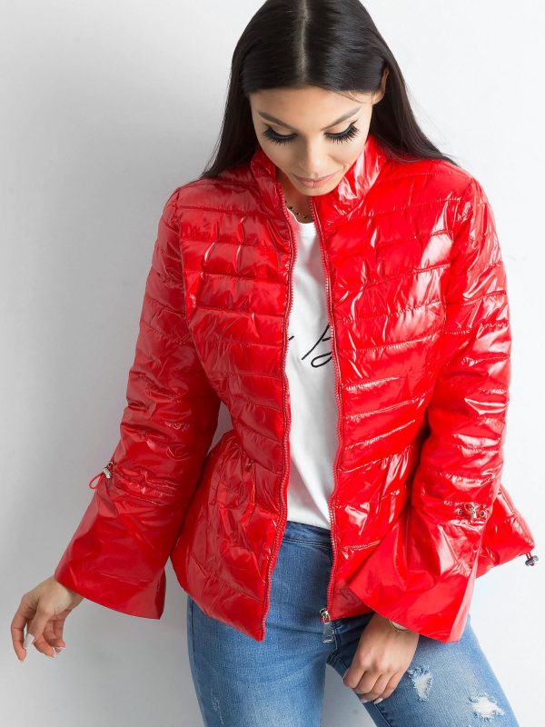 Wholesale Red jacket with wide sleeves