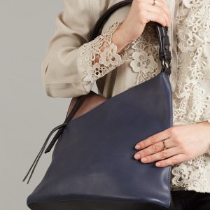 Wholesale Navy blue and black city bag