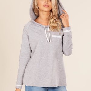 Wholesale Grey Women's Hoodie