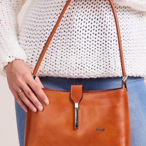 Wholesale Small Camel Leather Handbag