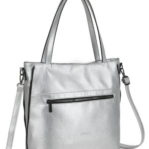 Wholesale Silver original LUIGISANTO shopper bag