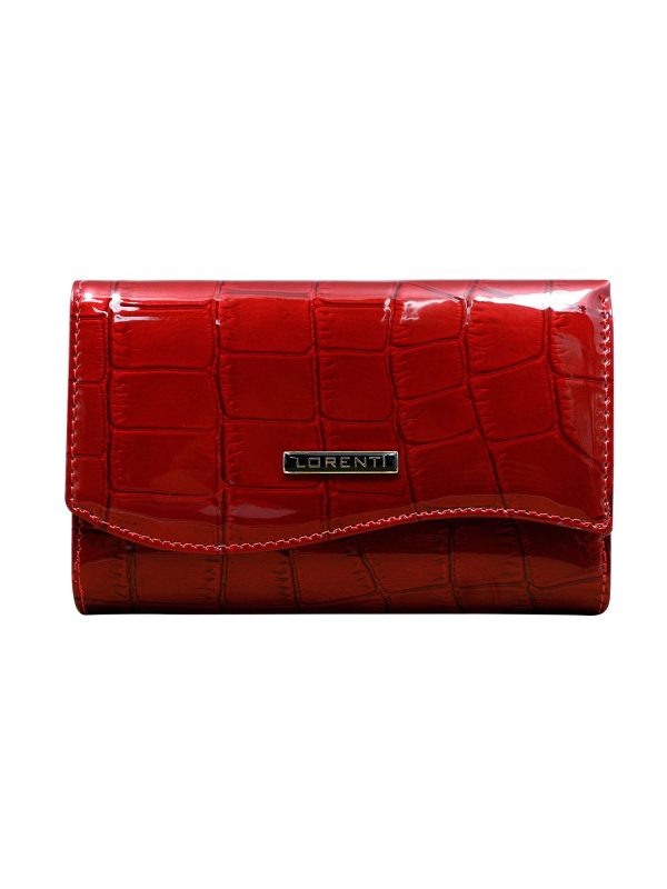 Wholesale Women's Red Leather Wallet Patent