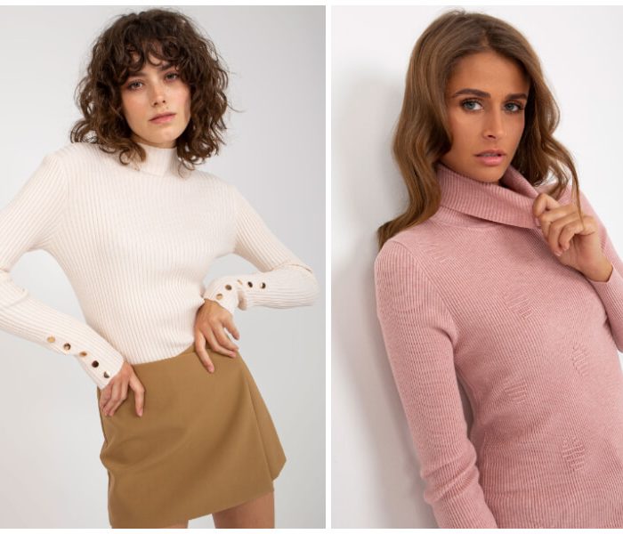 Ribbed turtlenecks in wholesale – meet this trend