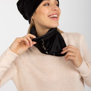 Wholesale Black winter set with cap and chimney