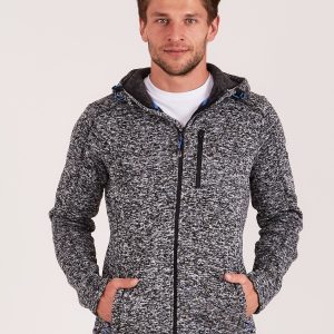 Wholesale OUTHORN Dark grey melange sweatshirt for men