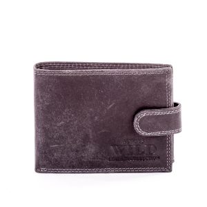 Wholesale Black wallet for man with snap