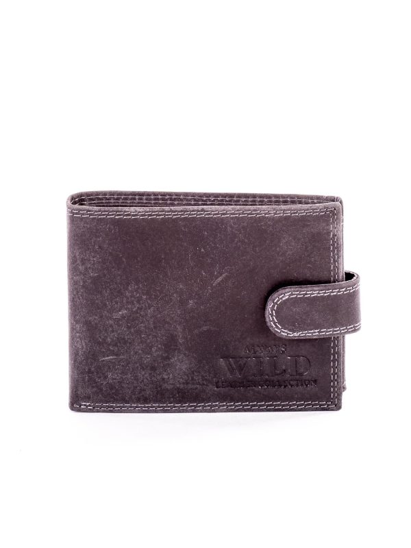 Wholesale Black wallet for man with snap