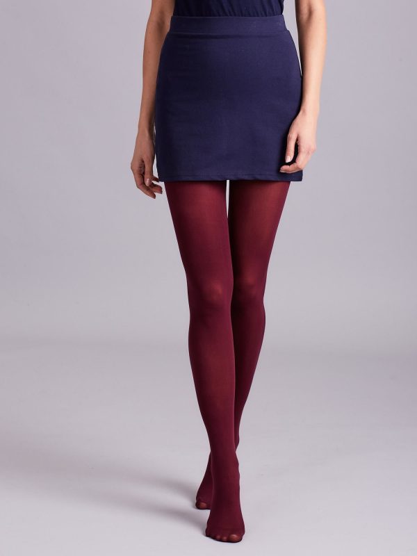 Wholesale Burgundy women's tights