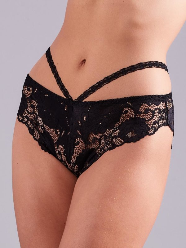 Wholesale Black Lace Ladies Panties