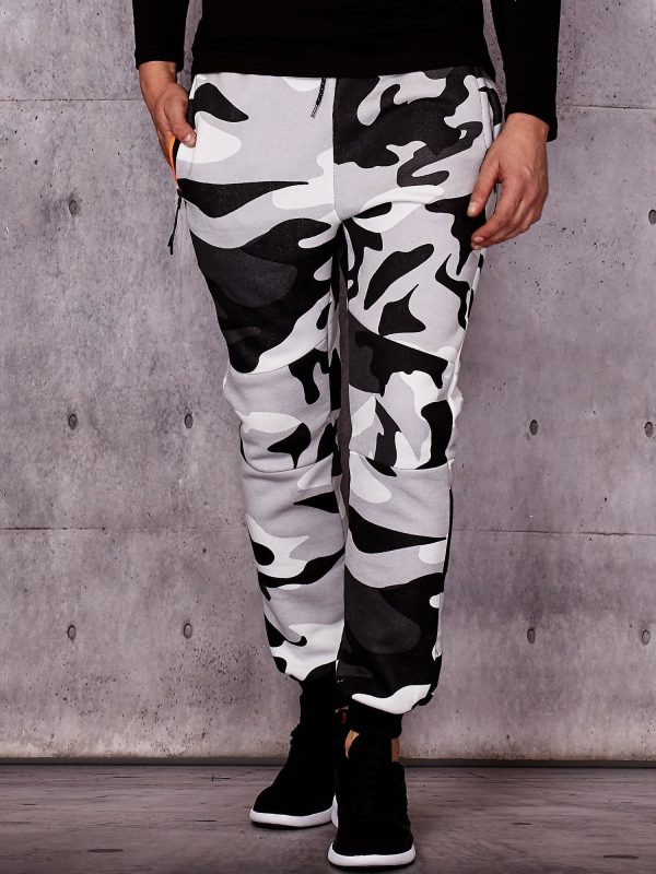 Wholesale Camo Pattern Men's Warmed Sweatpants