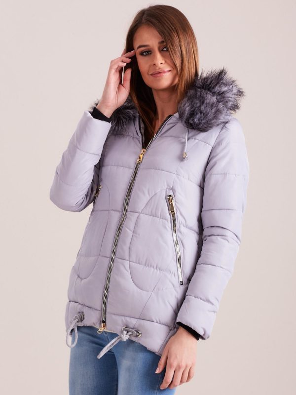 Wholesale Grey women's jacket for winter