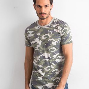 Wholesale Men's camouflage cotton t-shirt